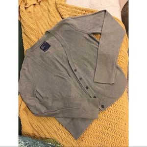 American Eagle women’s L cardigan, gray